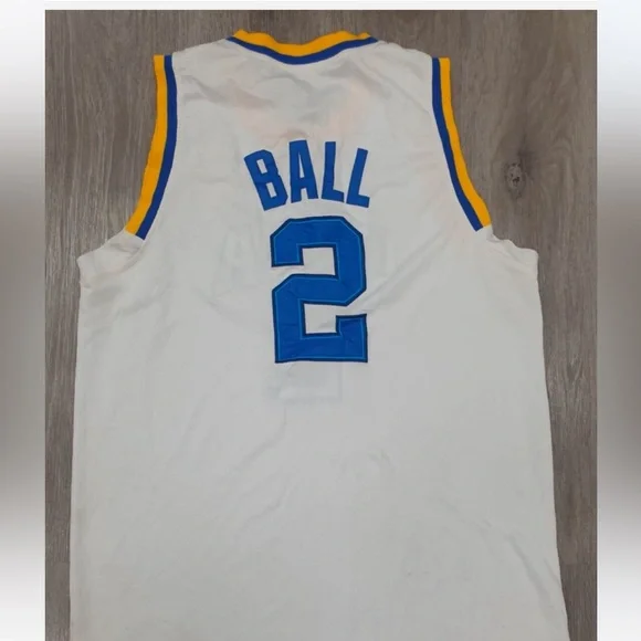 Adidas UCLA Bruins PAC 12 Basketball Jersey Lonzo Ball #2Sz XXXL